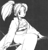 Botan-chan on her paddle