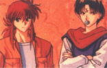 Kurama and Koenma look angry at each other in this pic...(maybe because of Botan?  heehee...) ^_^