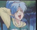 Botan laughing sheepishly