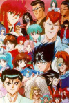 The whole YYH cast (Shizuru and Atsuko are missing though...)